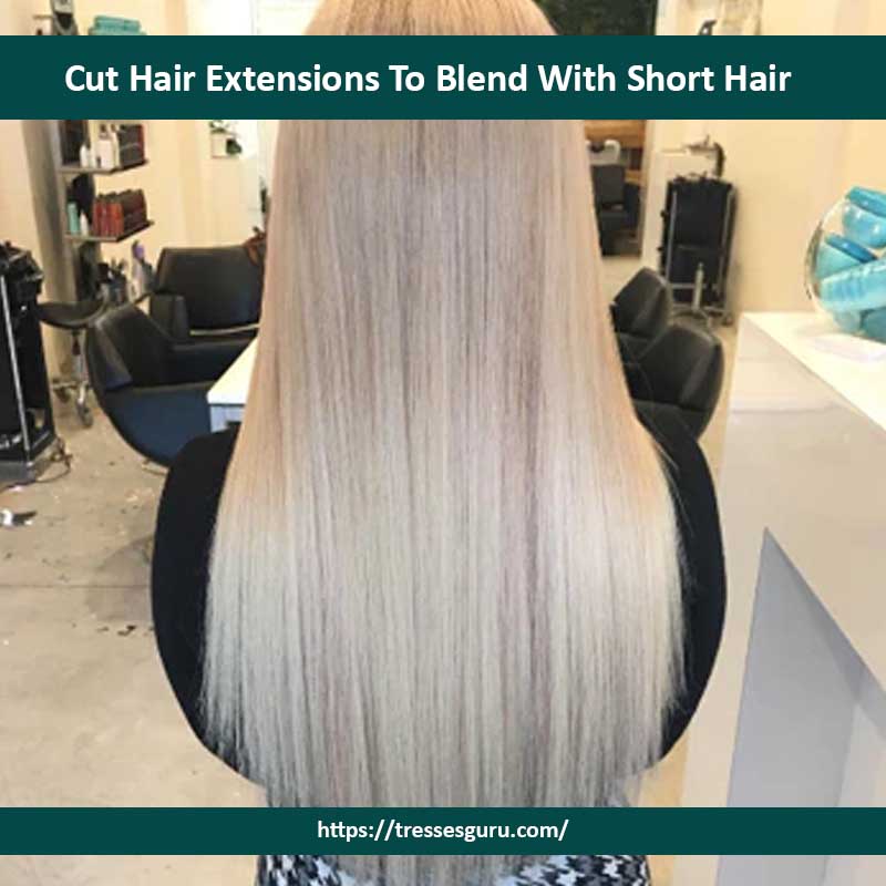 Cut Hair Extensions To Blend With Short Hair