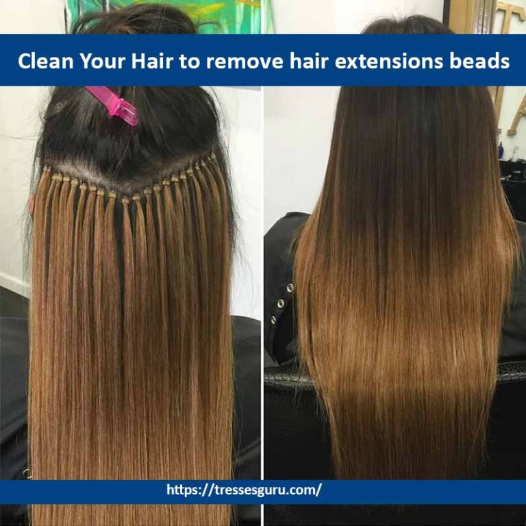 How to Remove Hair Extensions Beads StepbyStep Guide Tresses Guru