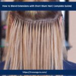 How to Blend Extensions with Short Blunt Hair( Complete Guide)