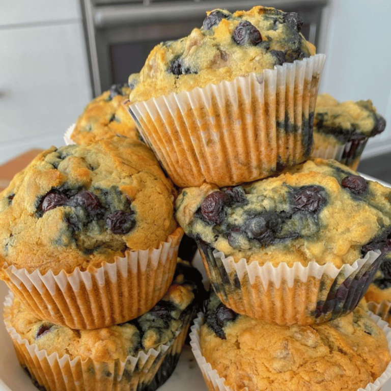 One Point Blueberry Muffins