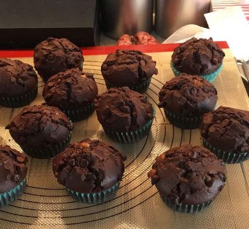 Two Point Double Chocolate Chip Muffin