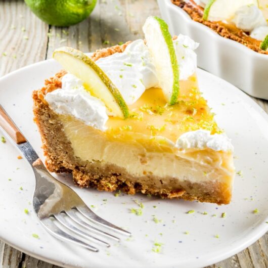 Home Made W/W Lime Pie With 3 Points