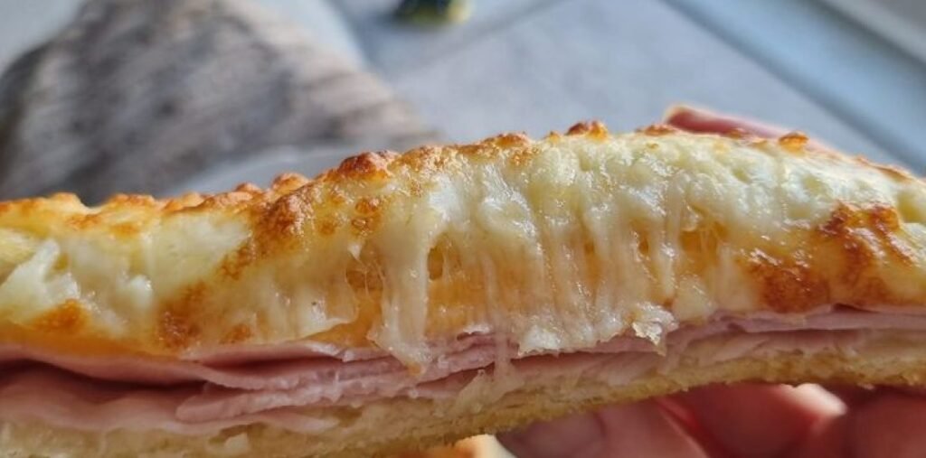 2 pieces of bread, some ham and cheese made into a sandwich. – Healthy ...