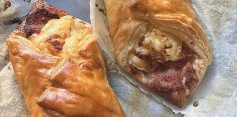 Bacon and cheese turnover