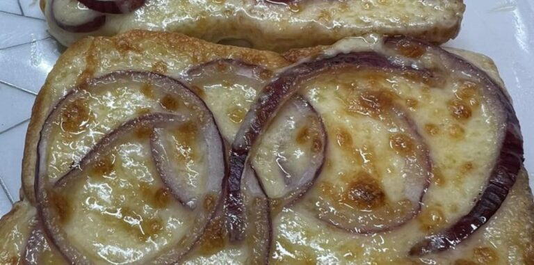 Cheese and Onion on Toast