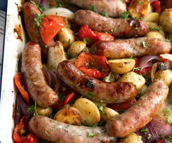 Roasted Sausage and Potatoes
