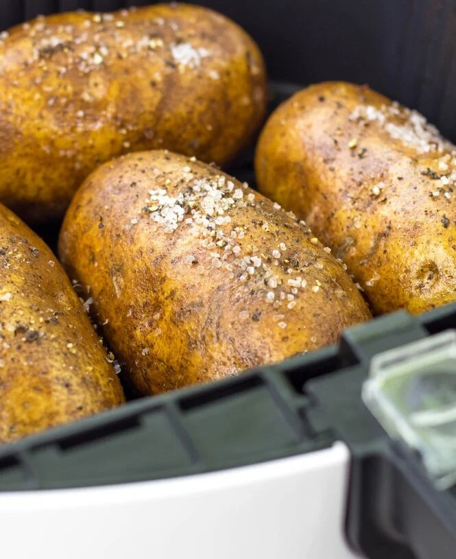 Air Fryer Baked Potatoes: