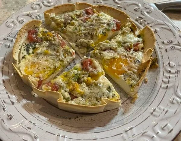 Home Made Breakfast Pizza