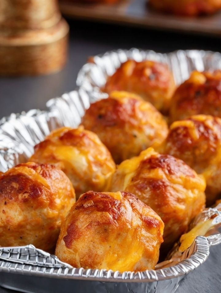 Sausage Balls Made with Just Four Ingredients