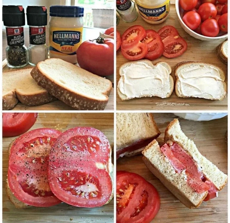 Tomato Sandwiches with Herbaceous Flair