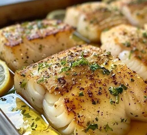 Pan-Fried Fish with Lemon Butter Sauce