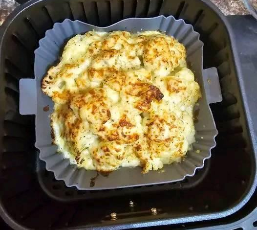 Cauliflower cheese perfection. 200C for 5-6 minutes