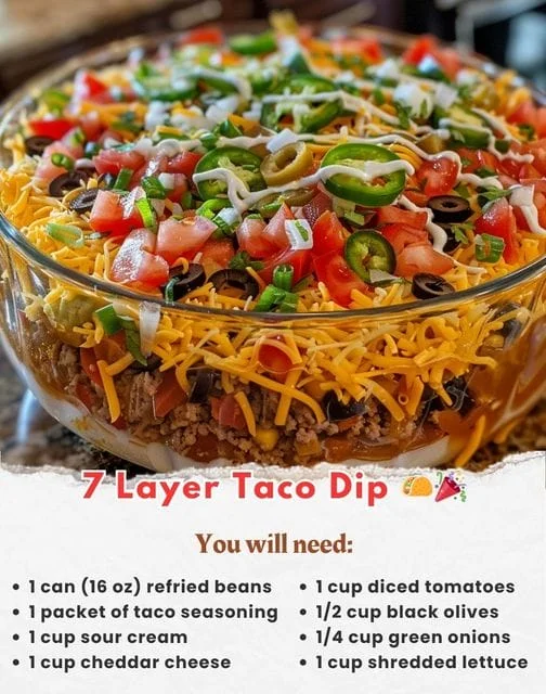 Seven-Layer Taco Dip