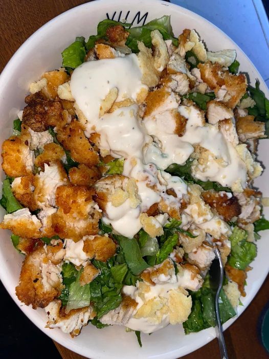 WW Chicken Nuggets Salad Recipe