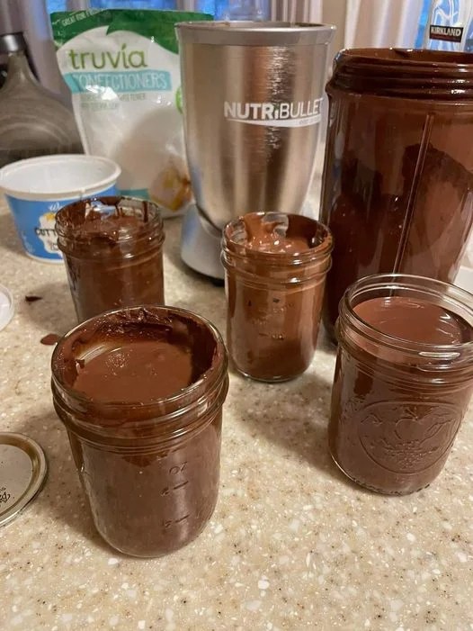 low point snack chocolate jars