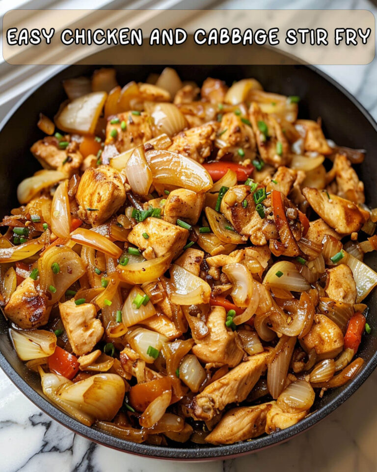 Easy Chicken and Cabbage Stir Fry