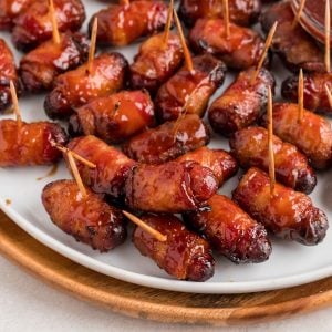 AIR FRYER BACON WRAPPED SMOKIES