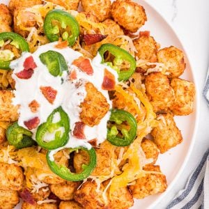 AIR FRYER LOADED TATER TOTS