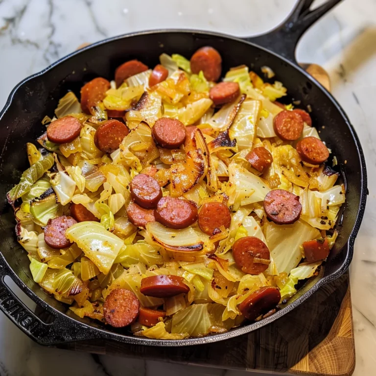 Quick and Delicious Cabbage and Kielbasa Skillet