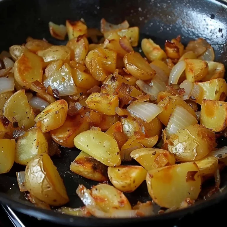 How to Make Crispy Fried Potatoes and Onions