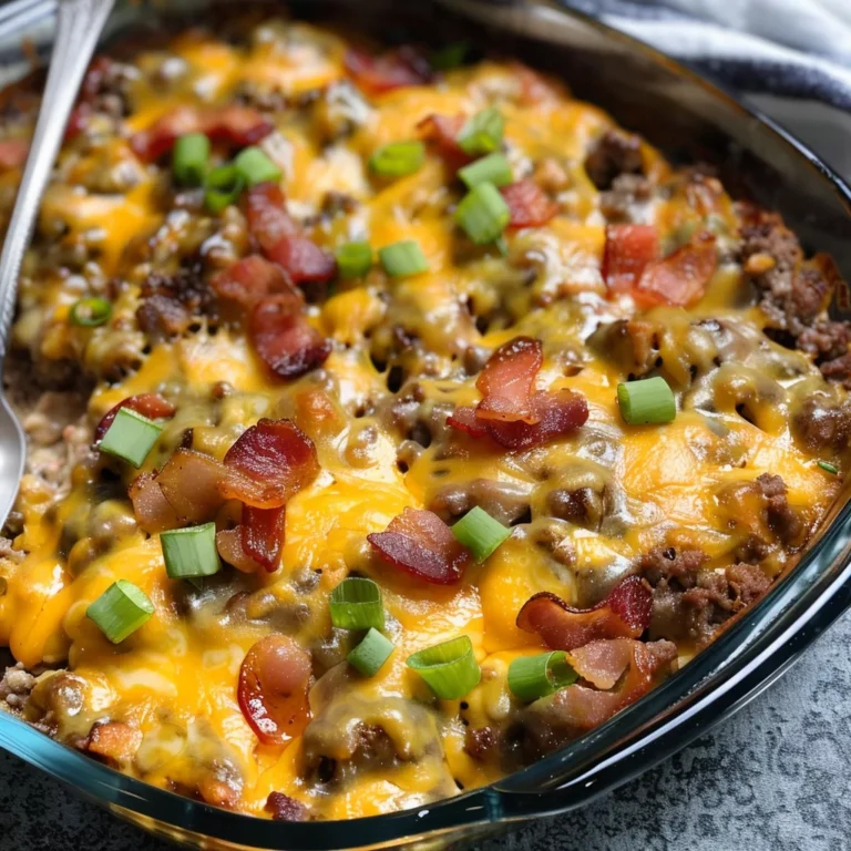 How to Make a Low-Carb Bacon Cheeseburger Casserole