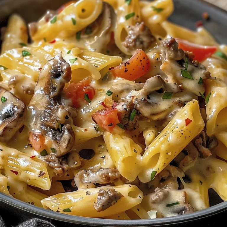 Quick and Delicious Philly Cheesesteak Pasta