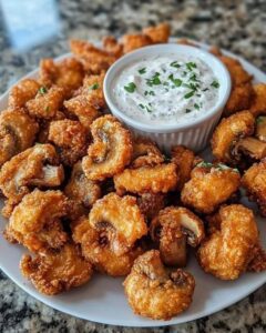 Crispy Fried Mushrooms – Air Fryer Recipes