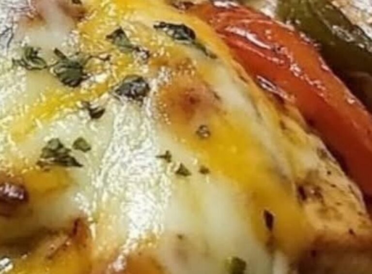 Cheesy Baked Fajita Chicken