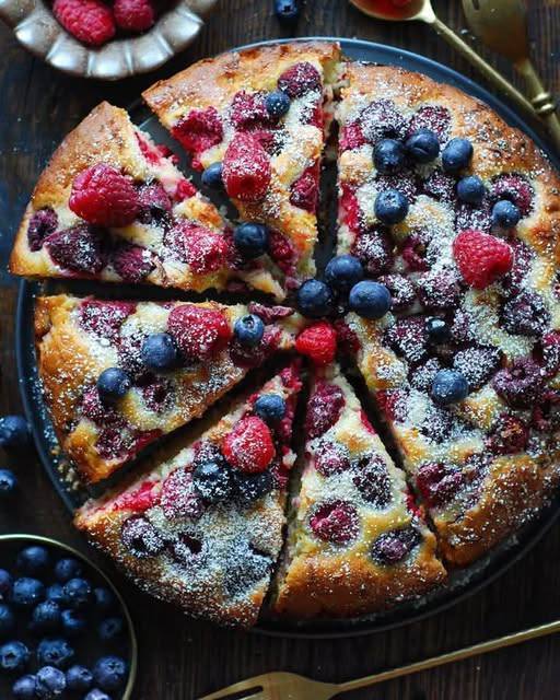 Raspberry Lemon Cake.