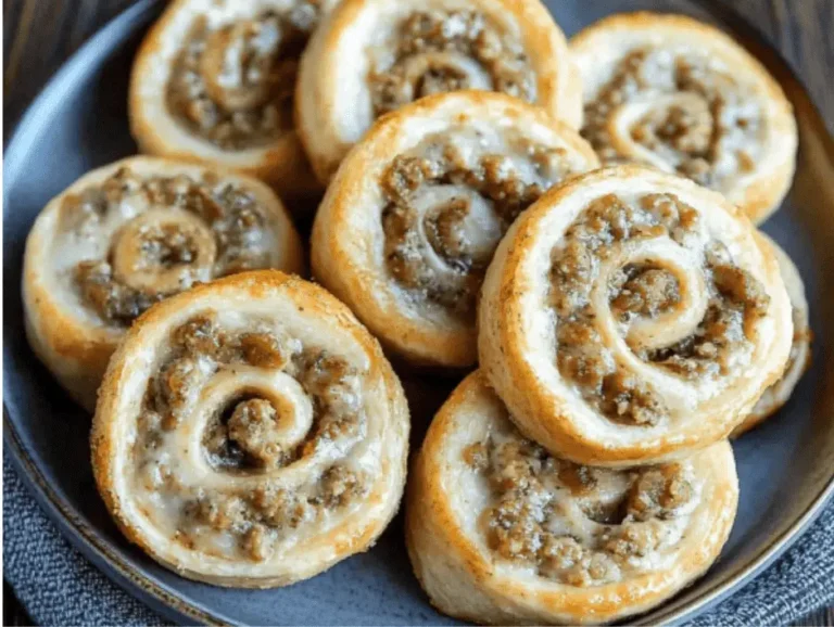 Keto Sausage Cream Cheese Pinwheels