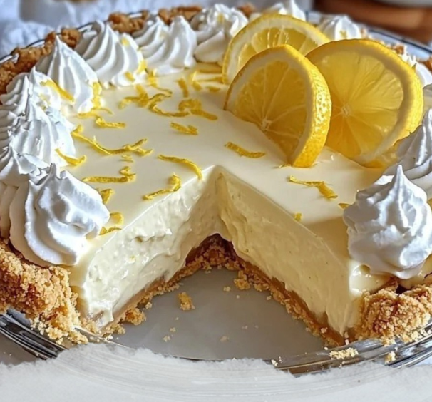 Keto Lemon Mousse Pie