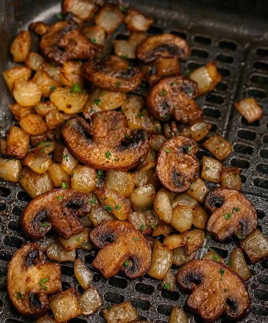 Been tossing mushrooms and onions