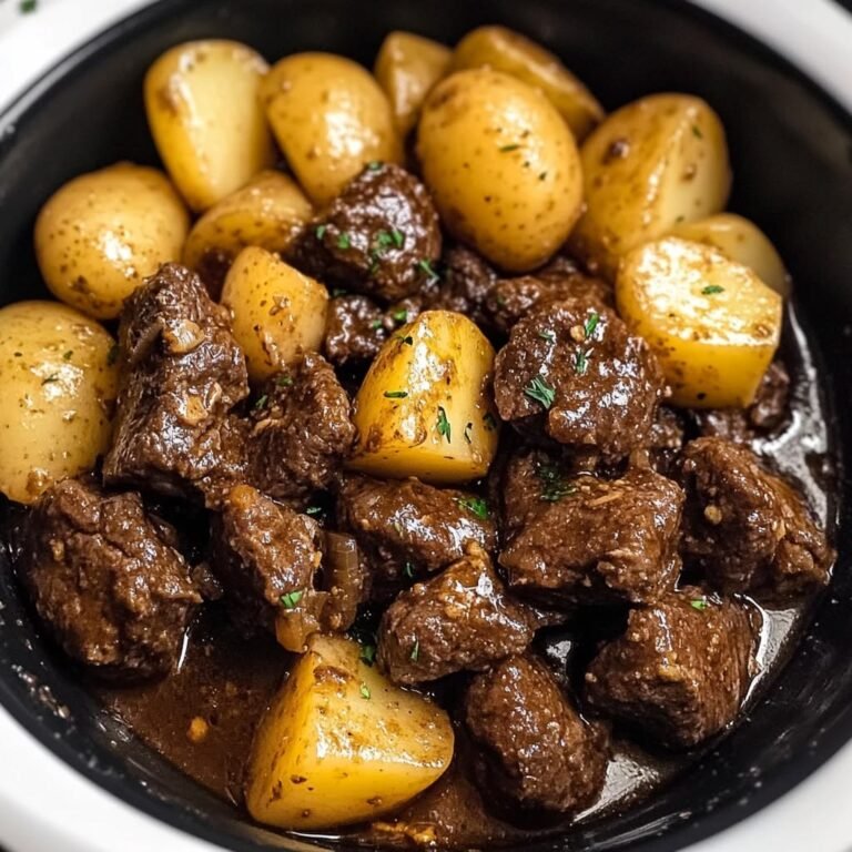 Garlic Butter Beef Bites & Potatoes
