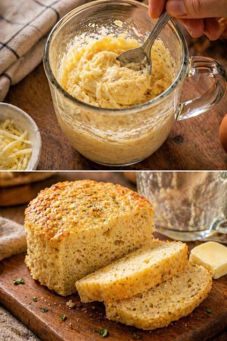 Cheesy Garlic Herb Quick Bread…