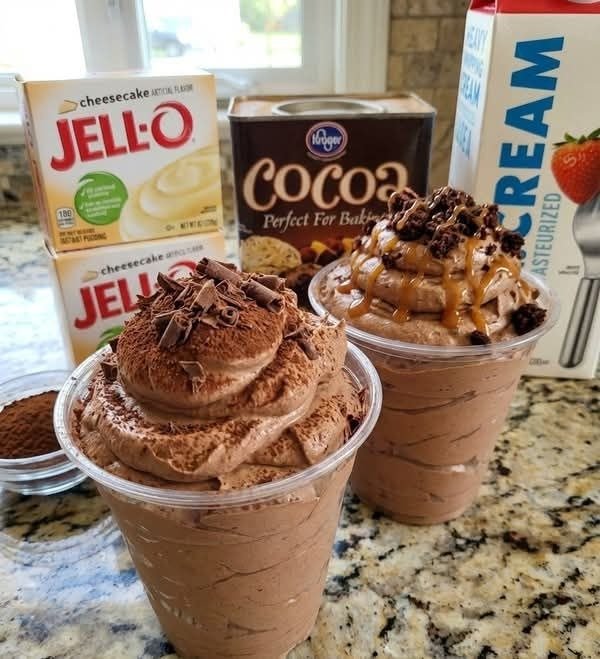 High-Protein Decadent Chocolate Cheesecake Fluff Cups